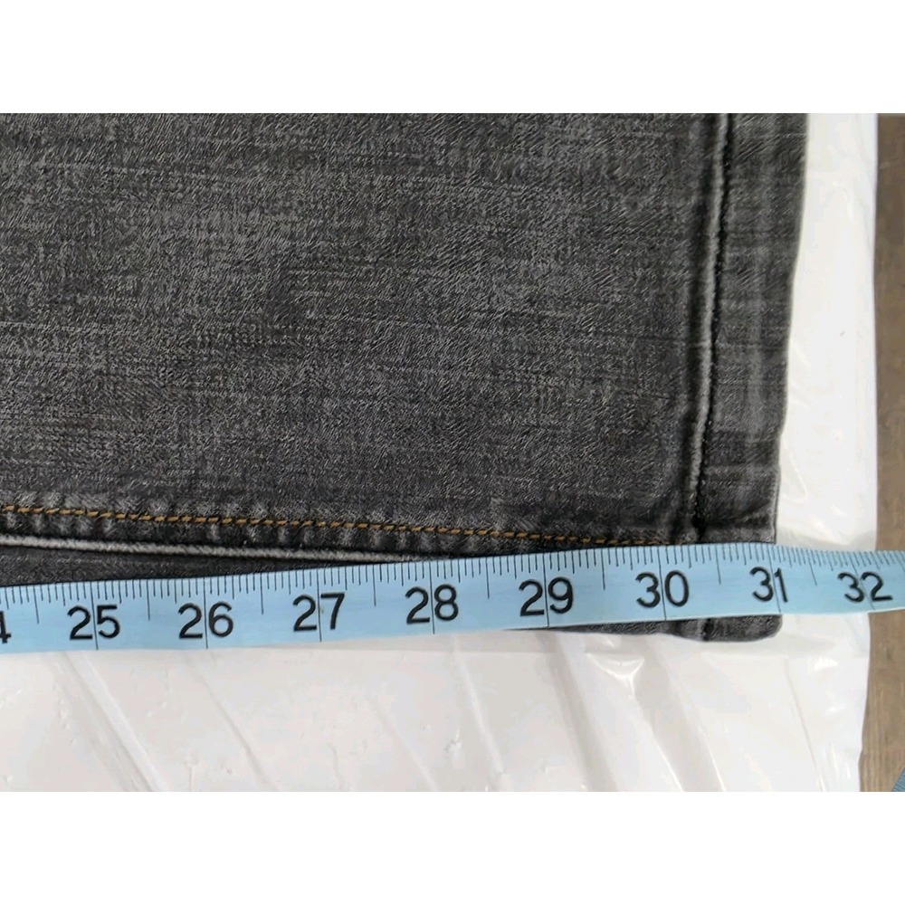 Prana Jeans Mens 34x32 Gray Bridger Straight Leg Washed Organic Cotton Outdoors - Picture 6 of 12